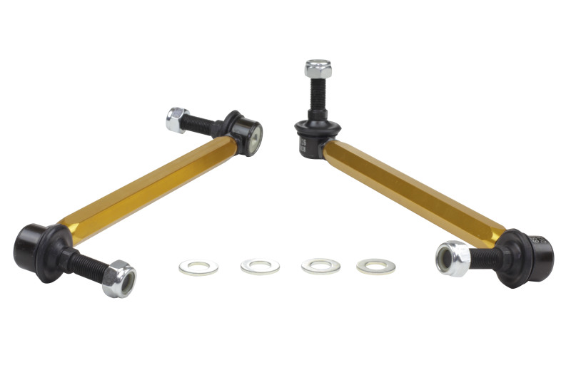 Whiteline 05+ Mustang Coupe 8cyl (Inc Shelby GT/ GT500) Front Swaybar Link Kit H/Duty Adj Steel Ball - Bild 4