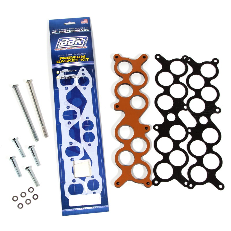 BBK 86-95 Mustang 5.0 Phenolic Manifold Spacer Kit Ford GT40 Cobra 3/8 - Bild 2