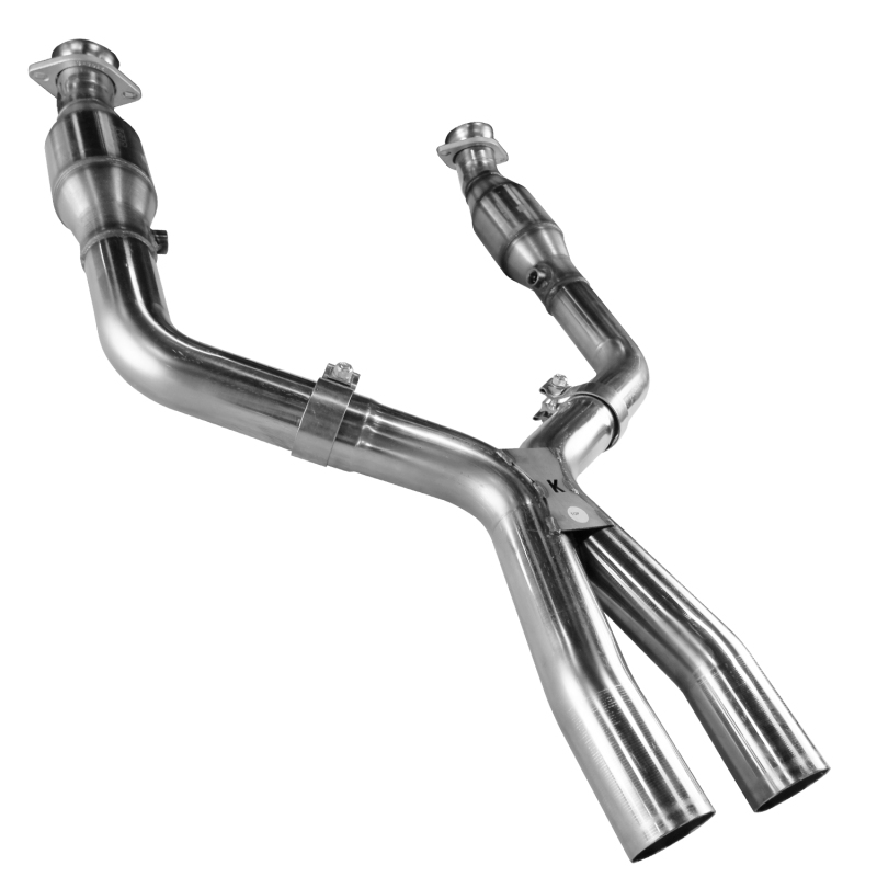 Kooks 05-10 Ford Mustang GT 4.6L 3V Auto/Manual 3in x 2 1/2in OEM Exhaust GREEN Cat X Pipe - Bild 6