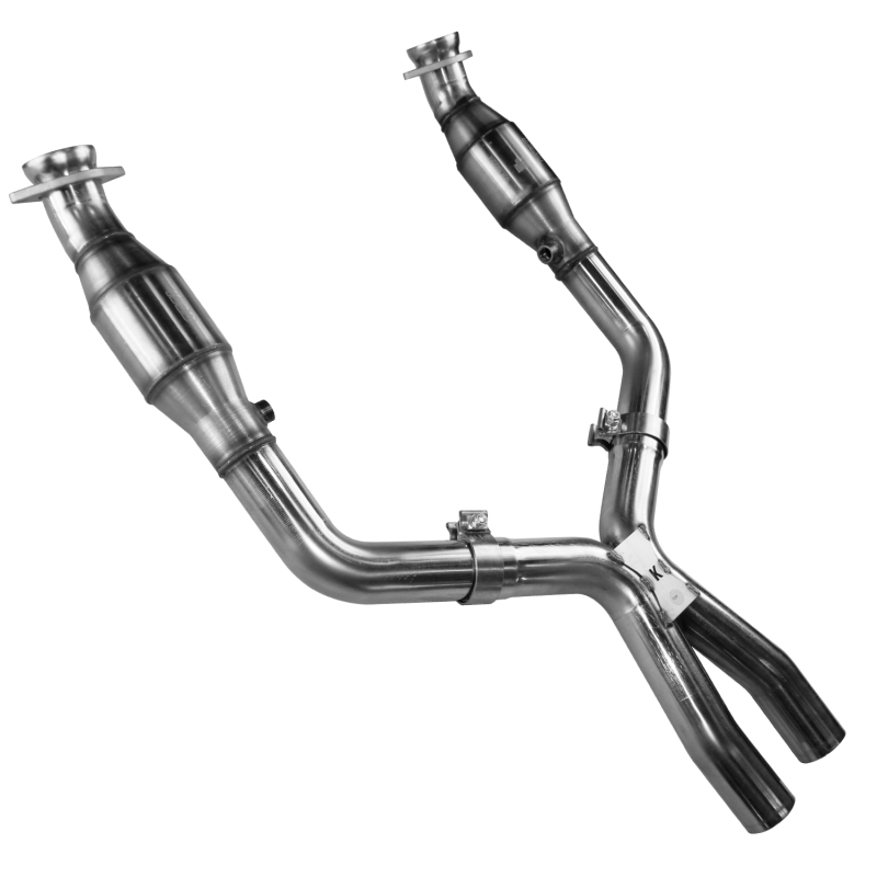 Kooks 05-10 Ford Mustang GT 4.6L 3V Auto/Manual 3in x 2 1/2in OEM Exhaust GREEN Cat X Pipe - Bild 5