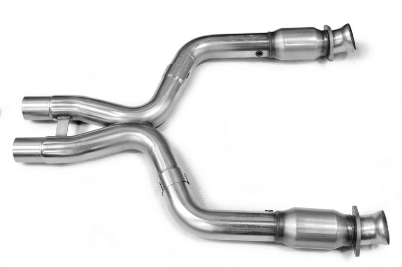Kooks 11-14 Ford Mustang GT 1-3/4 x 3 Header & Green Catted X-Pipe Kit - Bild 3