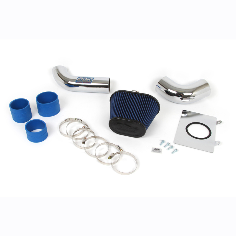BBK 86-93 Mustang 5.0 Cold Air Intake Kit - Fenderwell Style - Chrome Finish - Bild 4