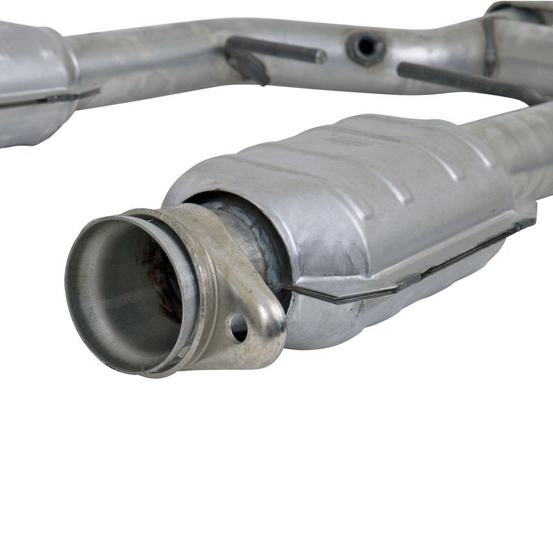 BBK 96-04 Mustang 4.6 GT / Cobra Short Mid H Pipe w Catalytic Converters 2-1/2 For Long Tube Headers - Bild 15