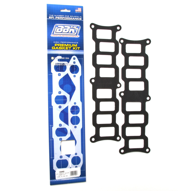 BBK 86-95 Mustang 5.0 Upper To Lower EFI Intake EFI Manifold Gasket Set TFS Track/Street Heat - Bild 2