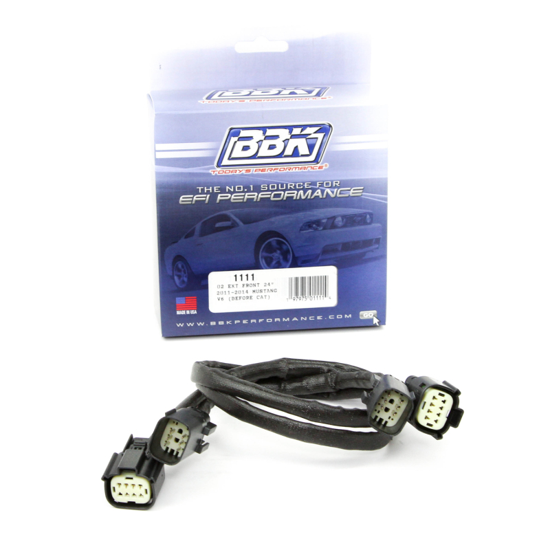 BBK 11-14 Mustang V6 Front O2 Sensor Wire Harness Extensions 24 (pair) - Bild 2