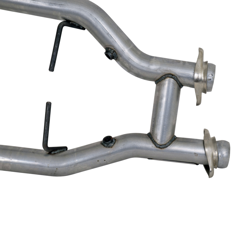 BBK 96-04 Mustang 4.6 GT / Cobra Short Mid H Pipe w Catalytic Converters 2-1/2 For Long Tube Headers - Bild 16