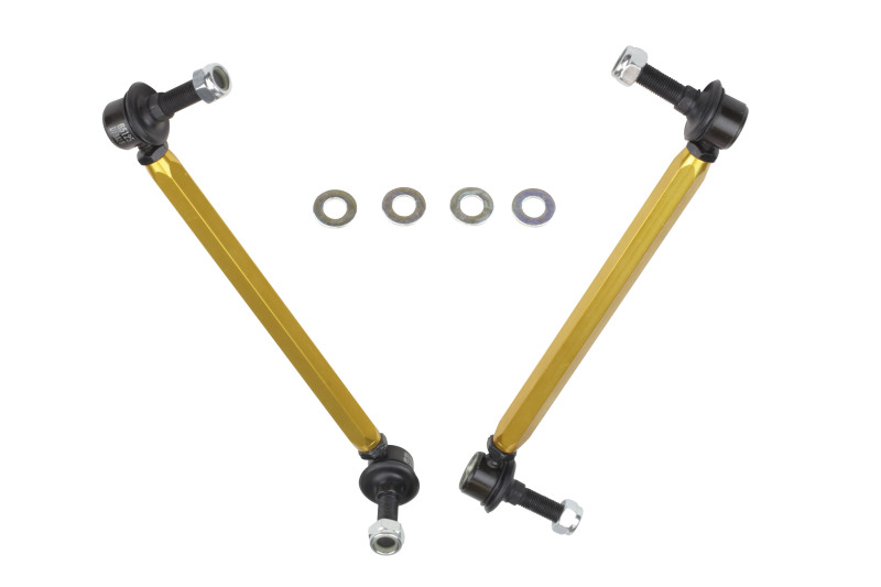 Whiteline 05+ Mustang Coupe 8cyl (Inc Shelby GT/ GT500) Front Swaybar Link Kit H/Duty Adj Steel Ball - Bild 5