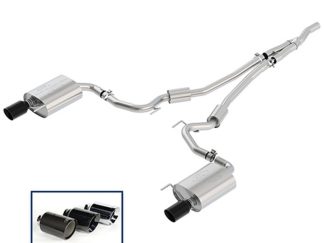 Ford Racing 2018 Mustang 2.3L Ecoboost Cat-Back Sport Exhaust System w/Black Chrome Tips