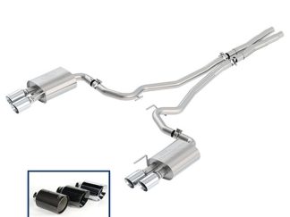 Ford Racing 2018+ Mustang GT 5.0L Cat-Back Sport Exhaust System w/ Quad Chrome Tips