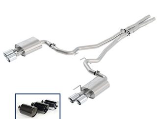 Ford Racing 2018+ Mustang GT 5.0L Cat-Back Extreme Exhaust System w/ Quad Chrome Tips