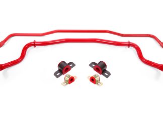 BMR 15-22 S550 Mustang Sway Bar Kit with Bushings Front and Rear Red