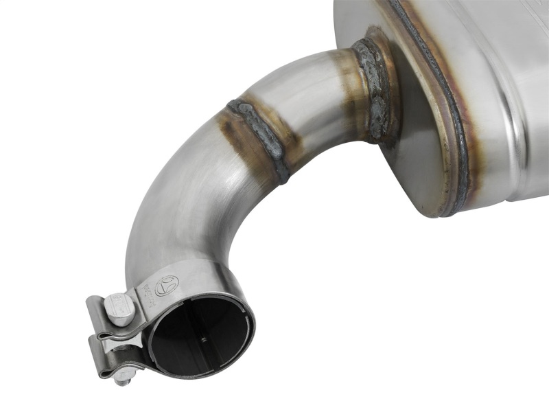 aFe MACHForce XP 2.5in 409 Stainless Axle Back Exhaust w/Stainless Tips 15-17 Ford Mustang I4-2.3L - Bild 2