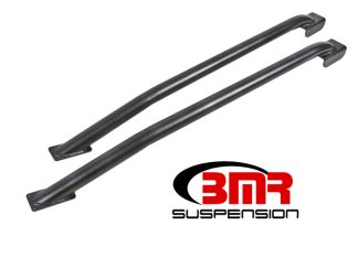 BMR 79-04 Fox Mustang Hardtop Only Weld-On Boxed STD. Subframe Connectors - Black Hammertone
