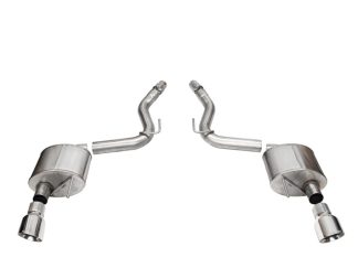 Corsa 2024 Ford Mustang Sport Axle-Back Dual Rear Exit with 4.5in Polished Pro-Series Tips