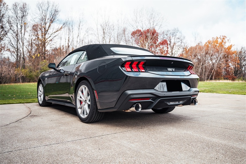 Corsa 24 Ford Mustang GT Conv. Xtreme Cat-Back Ex. Sys. 3.0in Dual Rear Ex w/4.5in Straight Cut Tips - Bild 3