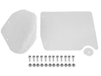 BMR 15-20 Ford Mustang A/C & Heater Delete Panel (Aluminum) - Bare