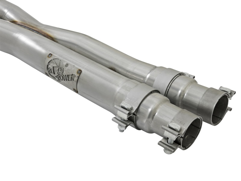 aFe MACHForce XP 3in Aggressive Toned Cat-Back Exhausts w/ Polished Tips 15-17 Ford Mustang V6/V8 - Bild 2