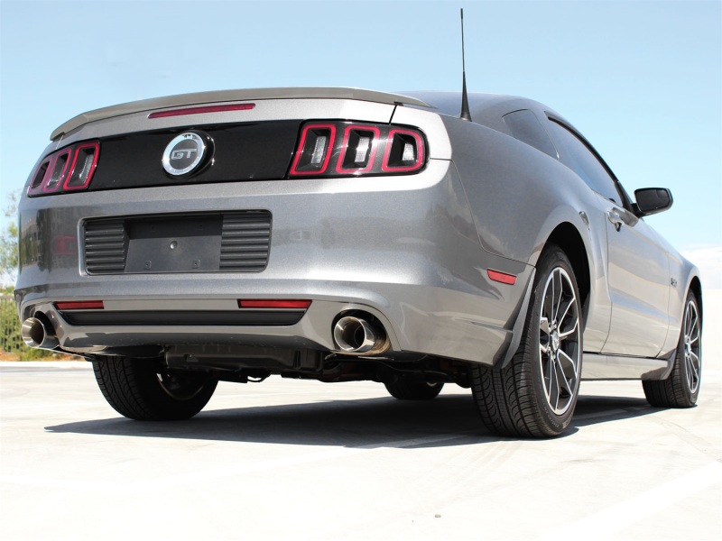 aFe MACHForce XP Exhaust 11-14 Ford Mustang GT V8-5.0L 3in. Stainless Steel Axle-Back w/Black Tips - Bild 2