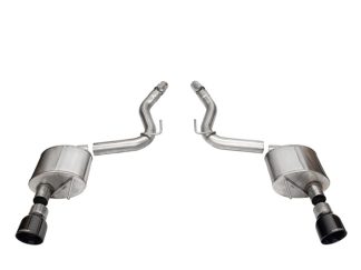 Corsa 2024 Ford Mustang GT Sport Axle-Back Dual Rear Exit with 4.5in Black PVD Pro-Series Tips