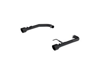 MBRP 15-23 Ford Mustang 2.3L EcoBoost Black 2.5in Axle Back Dual Split Rear Exit (Race Version)