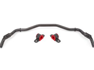 BMR 15-22 S550 Mustang Sway Bar Kit Front Hollow 38mm 3-Hole Adjustable Black Hammertone