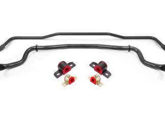 BMR 15-22 S550 Mustang Sway Bar Kit with Bushings Front and Rear Black Hammertone