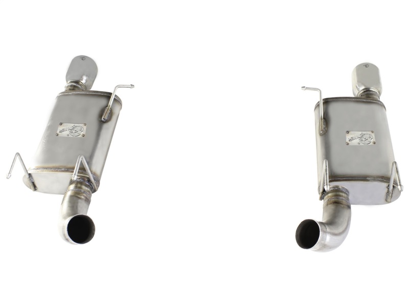 aFe MACHForce XP Exhaust 11-14 Ford Mustang GT V8-5.0L 3in. SS Axle-Back w/Polished Tips - Bild 5