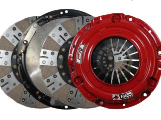 McLeod RXT Twin Disc Clutch Kit 2018 Ford Mustang RXT 1 x 23 Spline 0 Bal w/164T 8 Bolt AL Flywheel