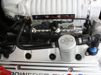 J&L 07-14 Ford Mustang GT500 Passenger Side Oil Separator 3.0 - Clear Anodized