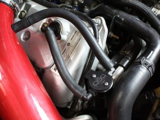J&L 99-04 Ford Mustang SVT Cobra Passenger Side Oil Separator 3.0 - Black Anodized