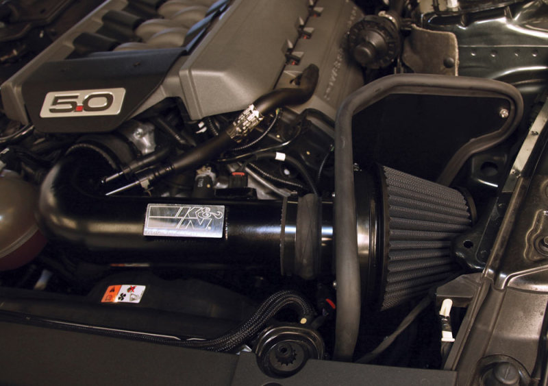 K&N 2015 Ford Mustang GT 5.0L V8 Black Performance Intake Kit - Bild 9