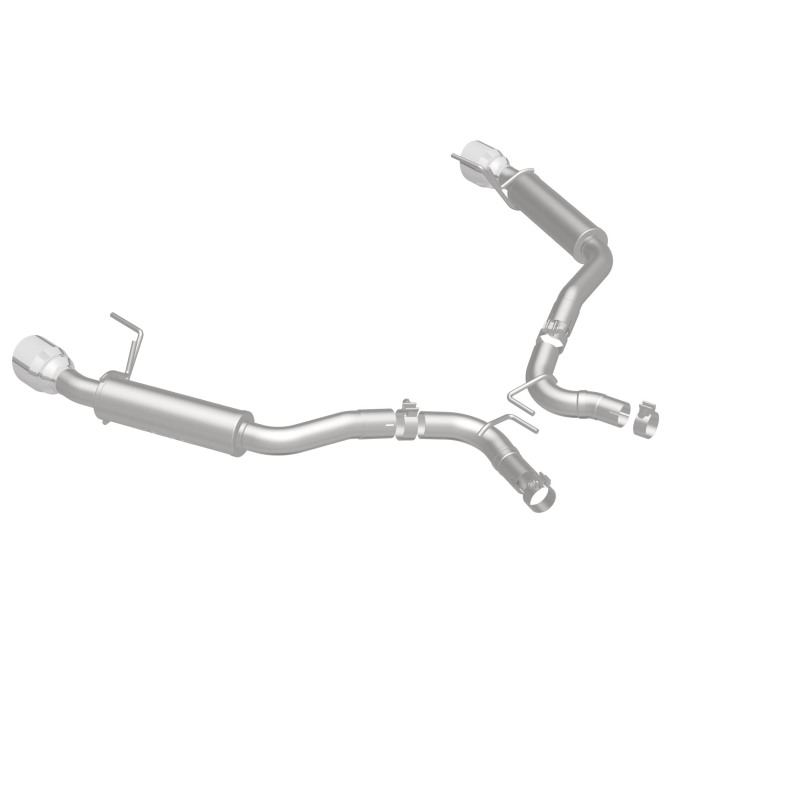 MagnaFlow Axle Back, SS, 2.5in, Competition, Dual Split Polish 4.5in Tip 2015 Ford Mustang Ecoboost - Bild 21