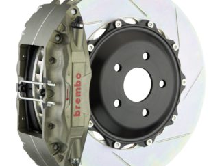 Brembo 15-23 Mustang PISTA Rear Race BBK 4 Piston Billet 2pc355x28 x54a 2pc Rotor T1-Clear HA