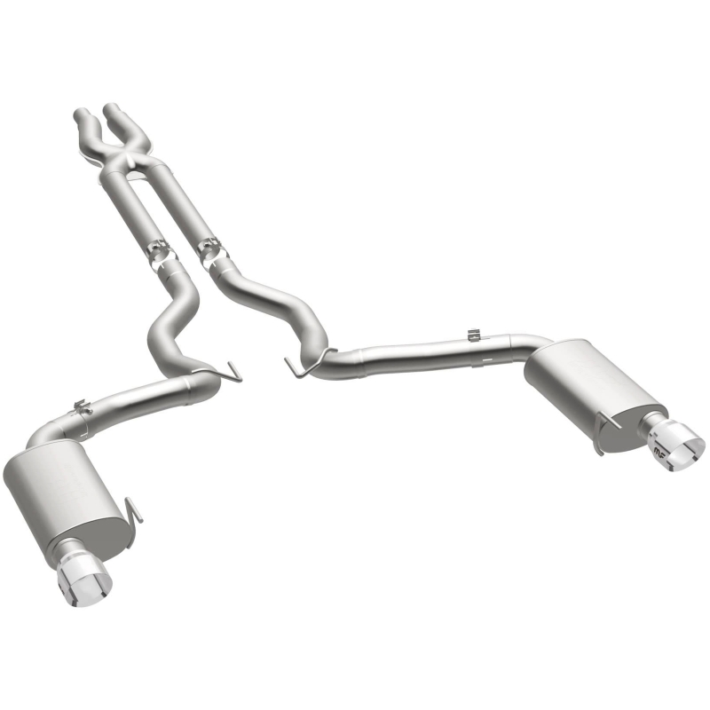 MagnaFlow Cat Back, SS, 3in, Street, Dual Split Polished 4.5in Tips 2015 Ford Mustang GT V8 5.0L - Bild 19