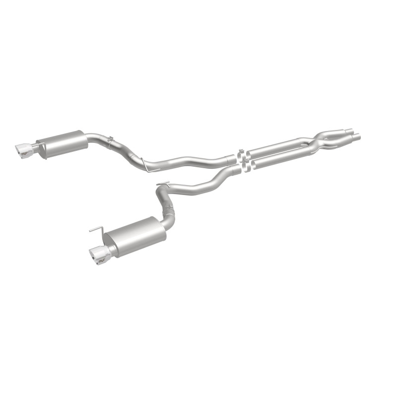 MagnaFlow Cat Back, SS, 3in, Street, Dual Split Polished 4.5in Tips 2015 Ford Mustang GT V8 5.0L - Bild 5