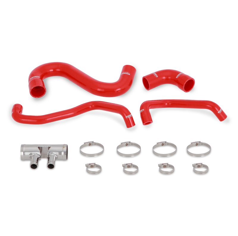 Mishimoto 2015+ Ford Mustang GT Silicone Lower Radiator Hose - Red - Bild 2