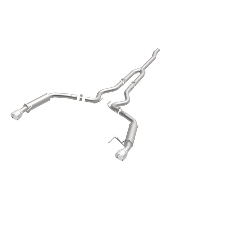 MagnaFlow Cat-Back 15-16 Ford Mustang 2.3L L4 Competition SS 3in Dual Split Rear 4.5in Black Tips - Bild 4