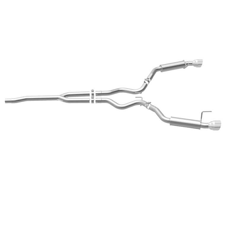 MagnaFlow Cat-Back 15-16 Ford Mustang 2.3L L4 Competition SS 3in Dual Split Rear 4.5in Black Tips - Bild 3