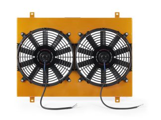 Mishimoto 79-93 Ford Mustang Aluminum Fan Shroud Gold