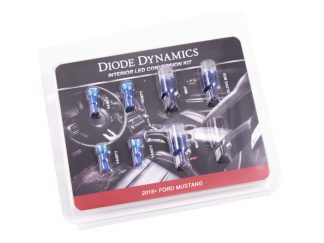 Diode Dynamics 18-19 Mustang Stage 1 Mustang Interior LED Light Kit - Blue