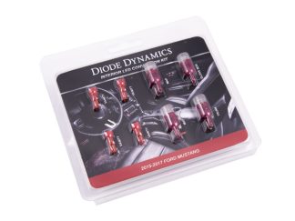 Diode Dynamics Mustang Interior Light Kit 15-17 Mustang Stage 1 - Red