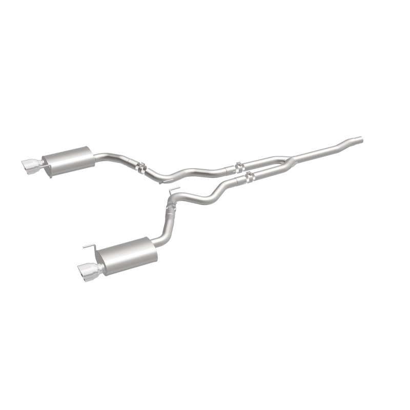 MagnaFlow Cat Back, SS, 2.5in, Street, Dual Split Polished 4.5in Tips 2015 Ford Mustang Ecoboost - Bild 25