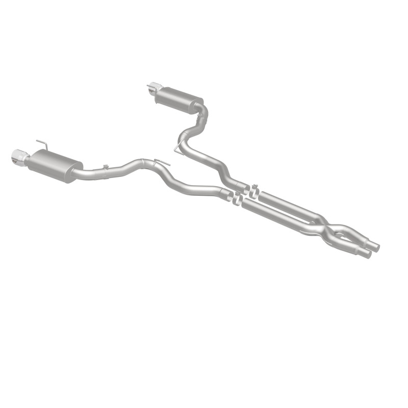 MagnaFlow Cat Back, SS, 3in, Street, Dual Split Polished 4.5in Tips 2015 Ford Mustang GT V8 5.0L - Bild 27