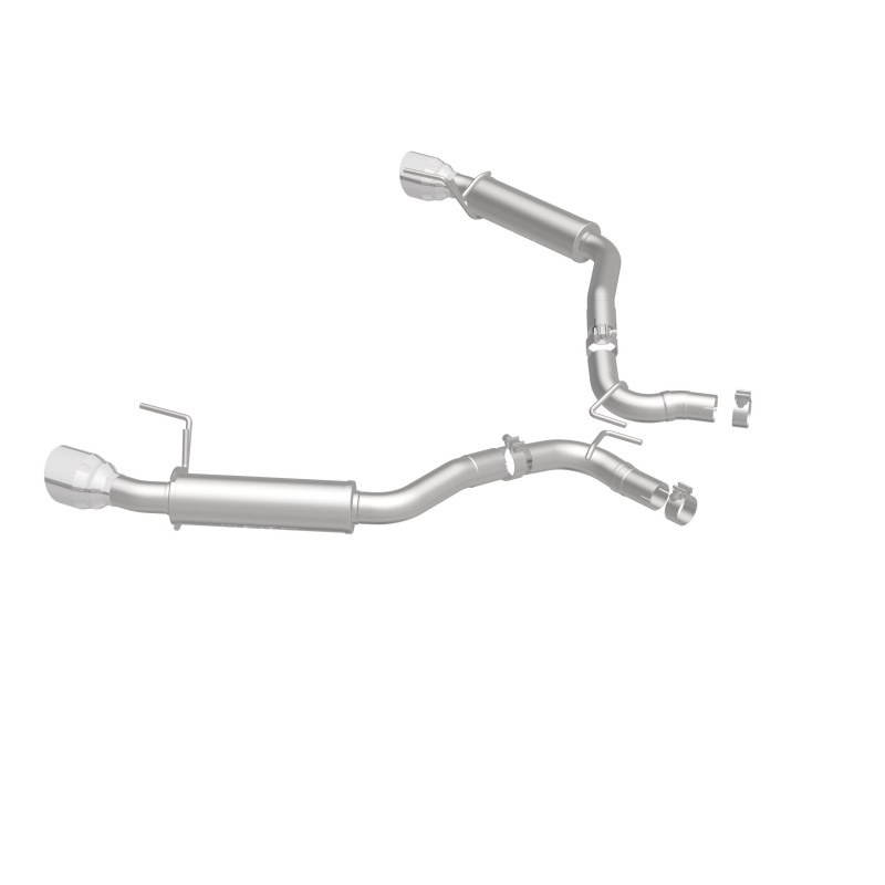 MagnaFlow Axle Back, SS, 2.5in, Competition, Dual Split Polish 4.5in Tip 2015 Ford Mustang Ecoboost - Bild 13