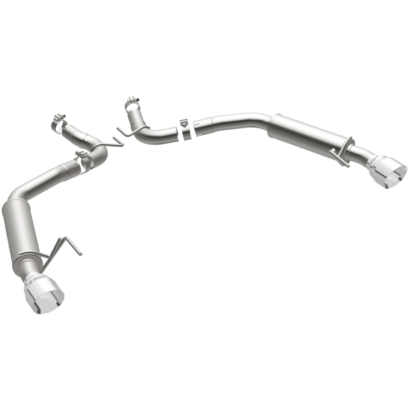 MagnaFlow Axle Back, SS, 2.5in, Competition, Dual Split Polish 4.5in Tip 2015 Ford Mustang Ecoboost - Bild 18