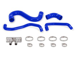 Mishimoto 2015+ Ford Mustang GT Silicone Lower Radiator Hose - Blue