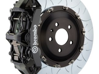 Brembo 15-23 Mustang GT (S550) Front GT BBK 6 Piston Cast 405x34 2pc Rotor Slotted Type-3-Black