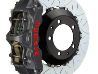 Brembo 94-04 Mustang (SN95) Front GTS BBK 6 Piston Cast 355x32 2pc Rotor Slotted Type-3-Black HA
