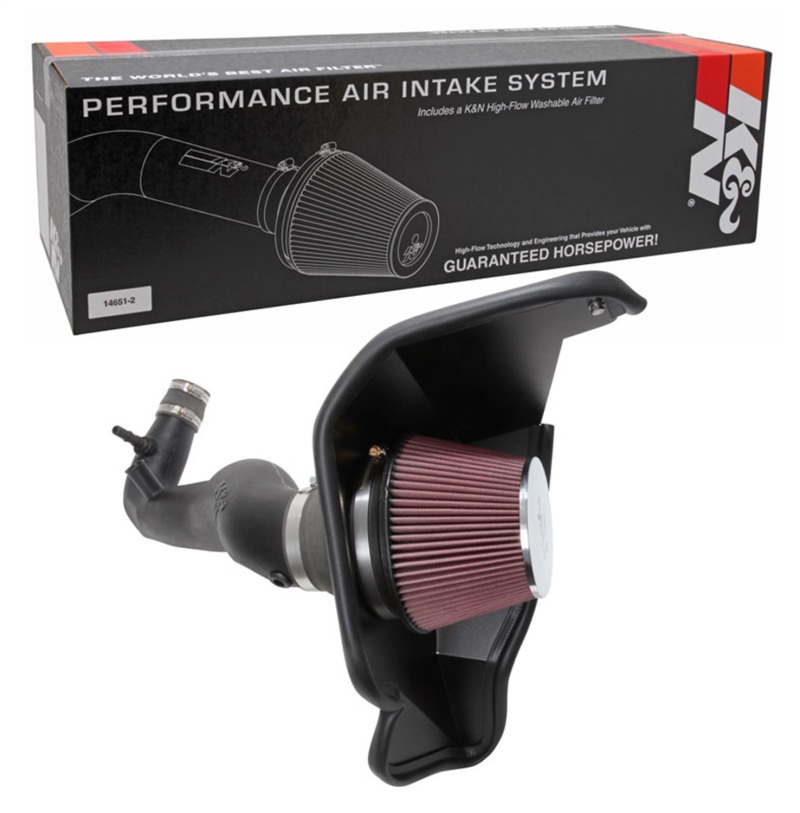 K&N 2018 Ford Mustang L4-2.3L F/I Aircharger Performance Intake - Bild 9