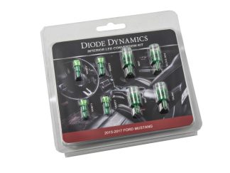 Diode Dynamics Mustang Interior Light Kit 15-17 Mustang Stage 1 - Green